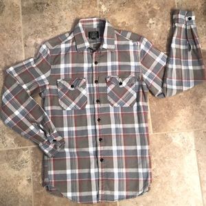 J. Crew Men’s brushed twill long sleeve shirt